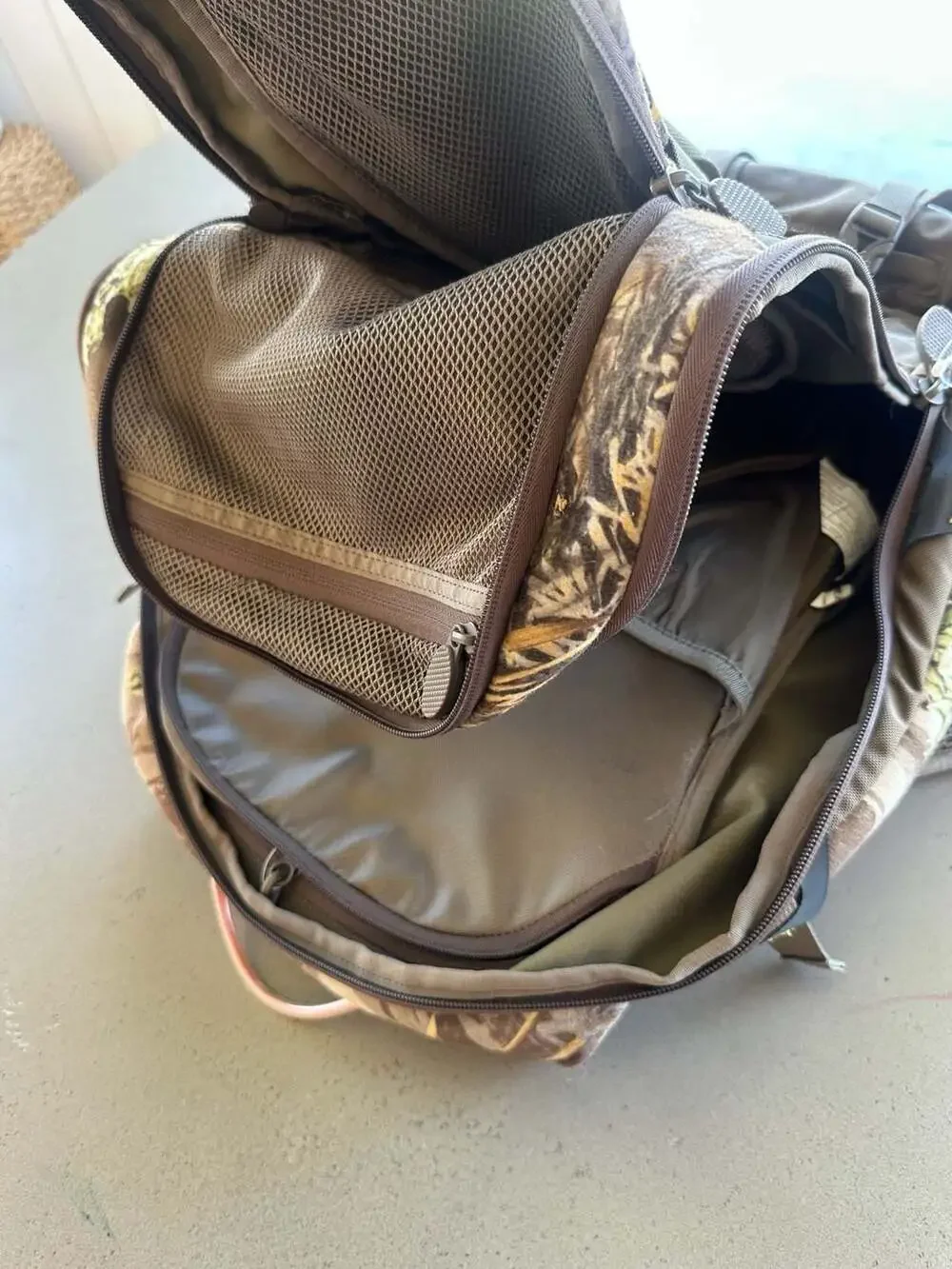 Badlands Superday Hunting Backpack in Camouflage with Memory Foam Suspension